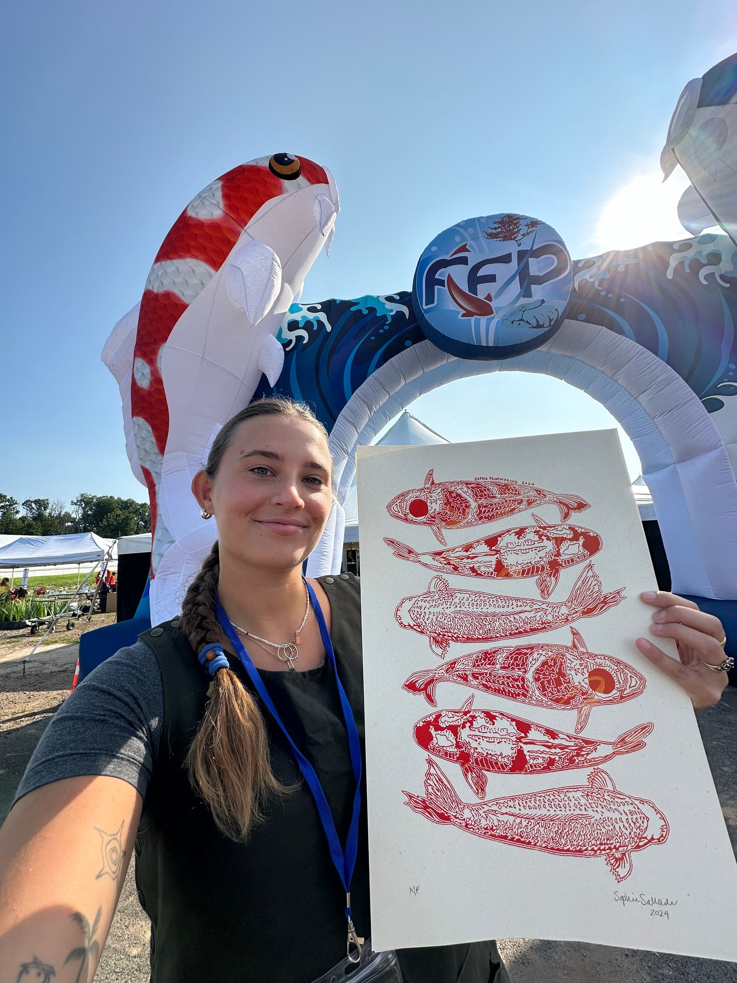ORANGE KOI POSTER