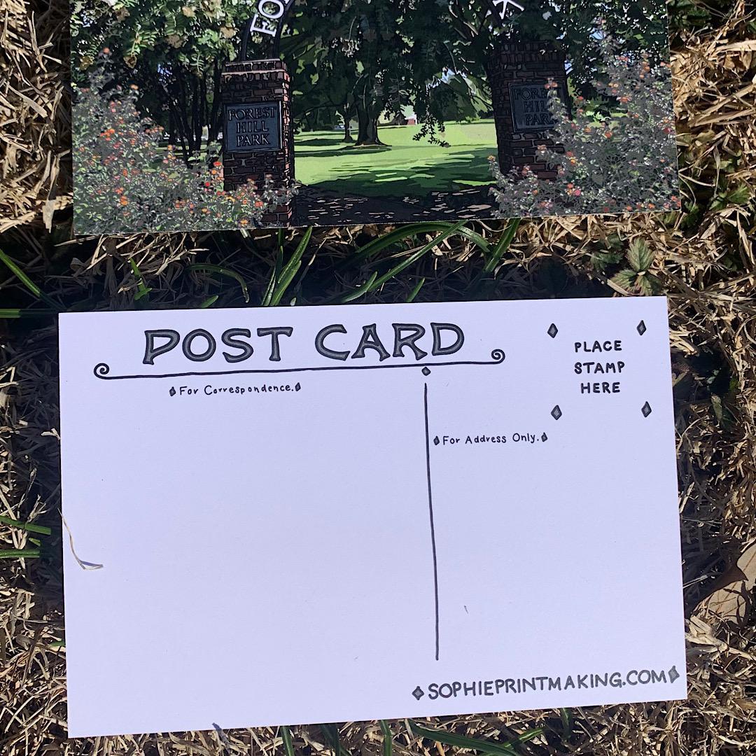 Forest Hill Park Postcard