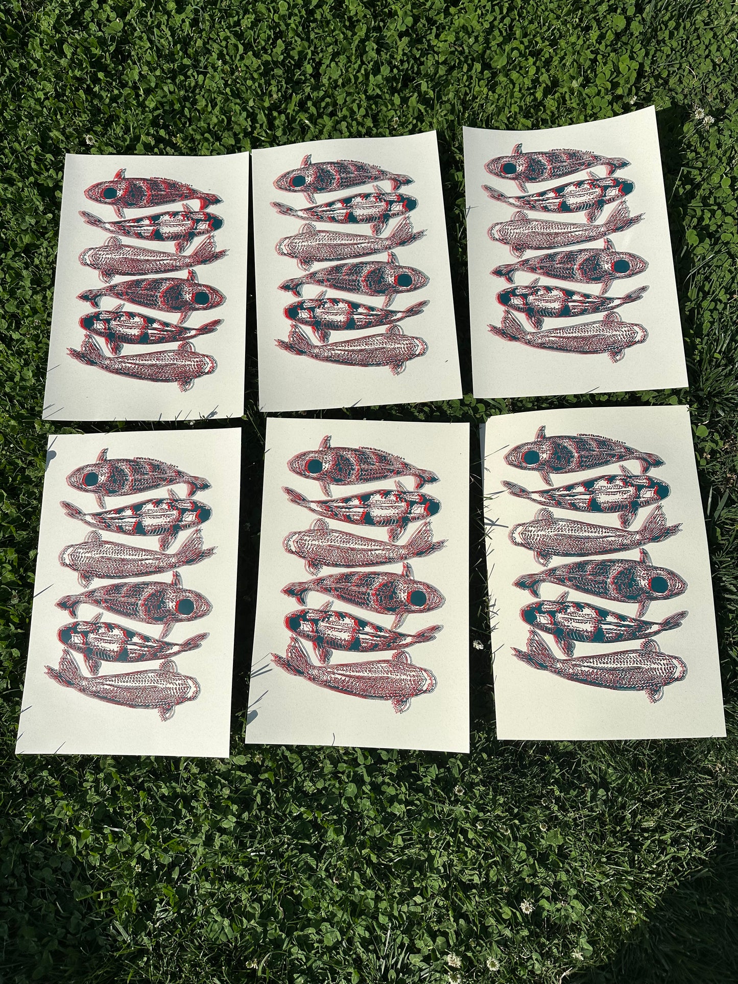 3D KOI POSTER