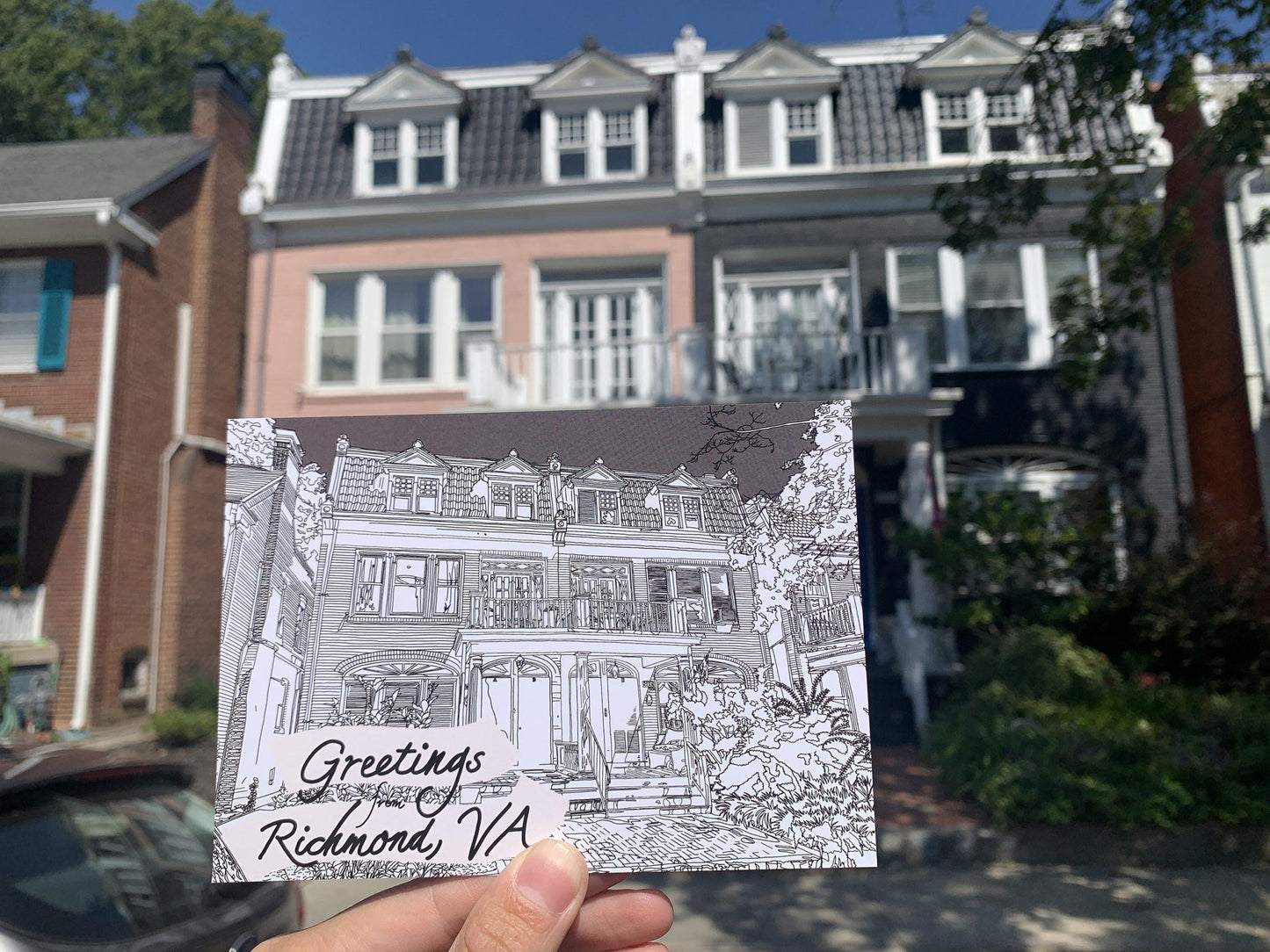 Fan Homes Postcard