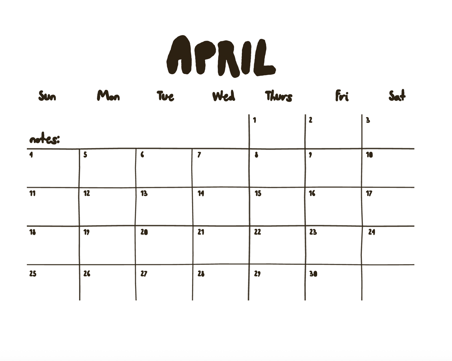 2027 Richmond Linocut Calendar | PREORDER